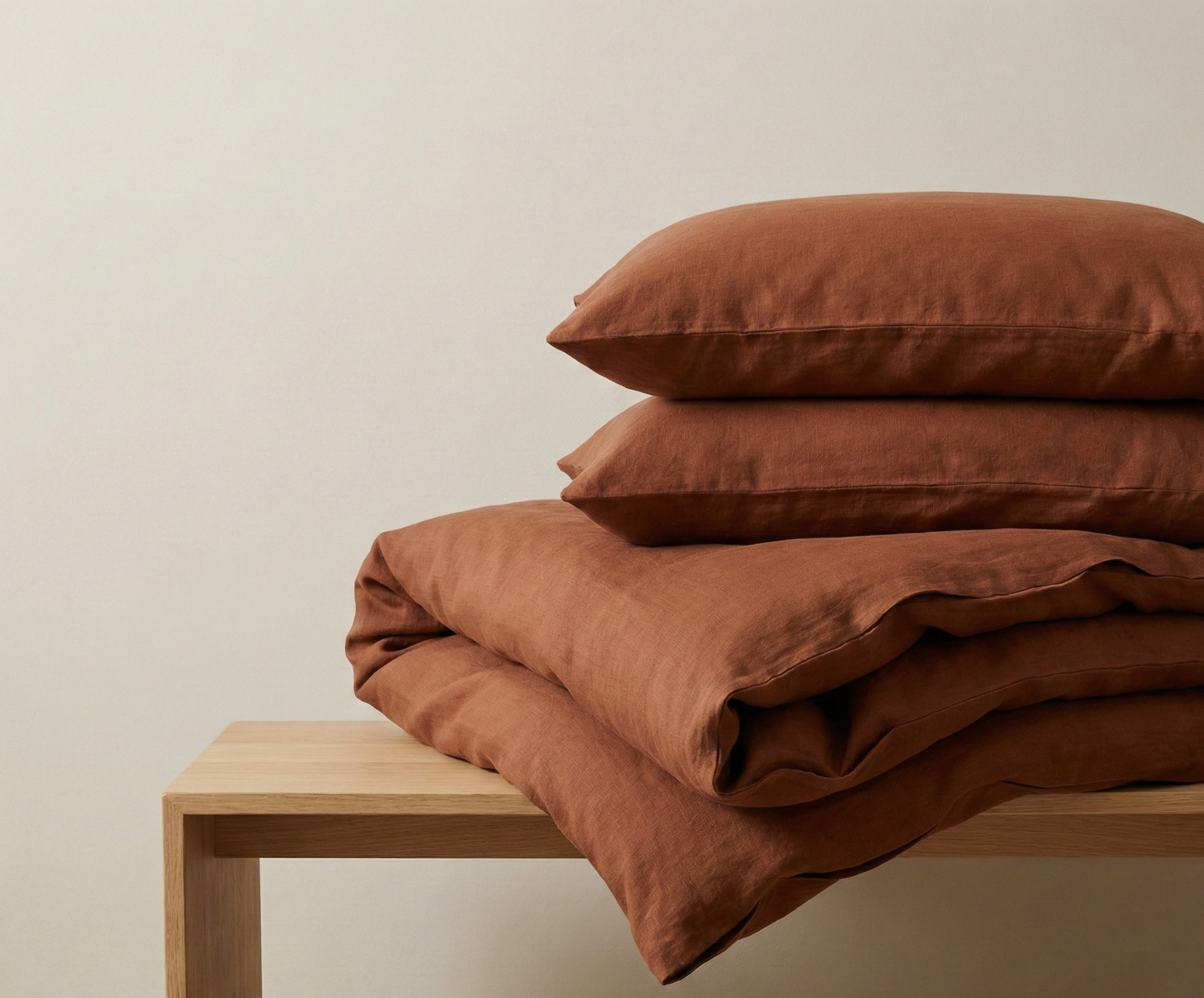 Linen cotton duvet cover set breathable bedding product image 4