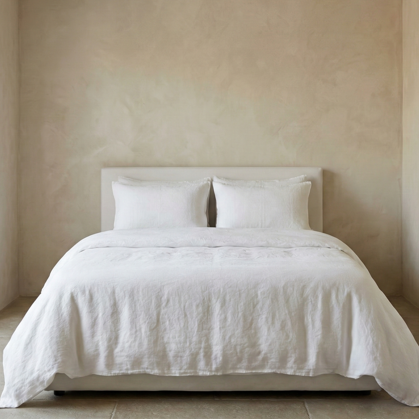 Linen cotton duvet cover set breathable bedding product image 5