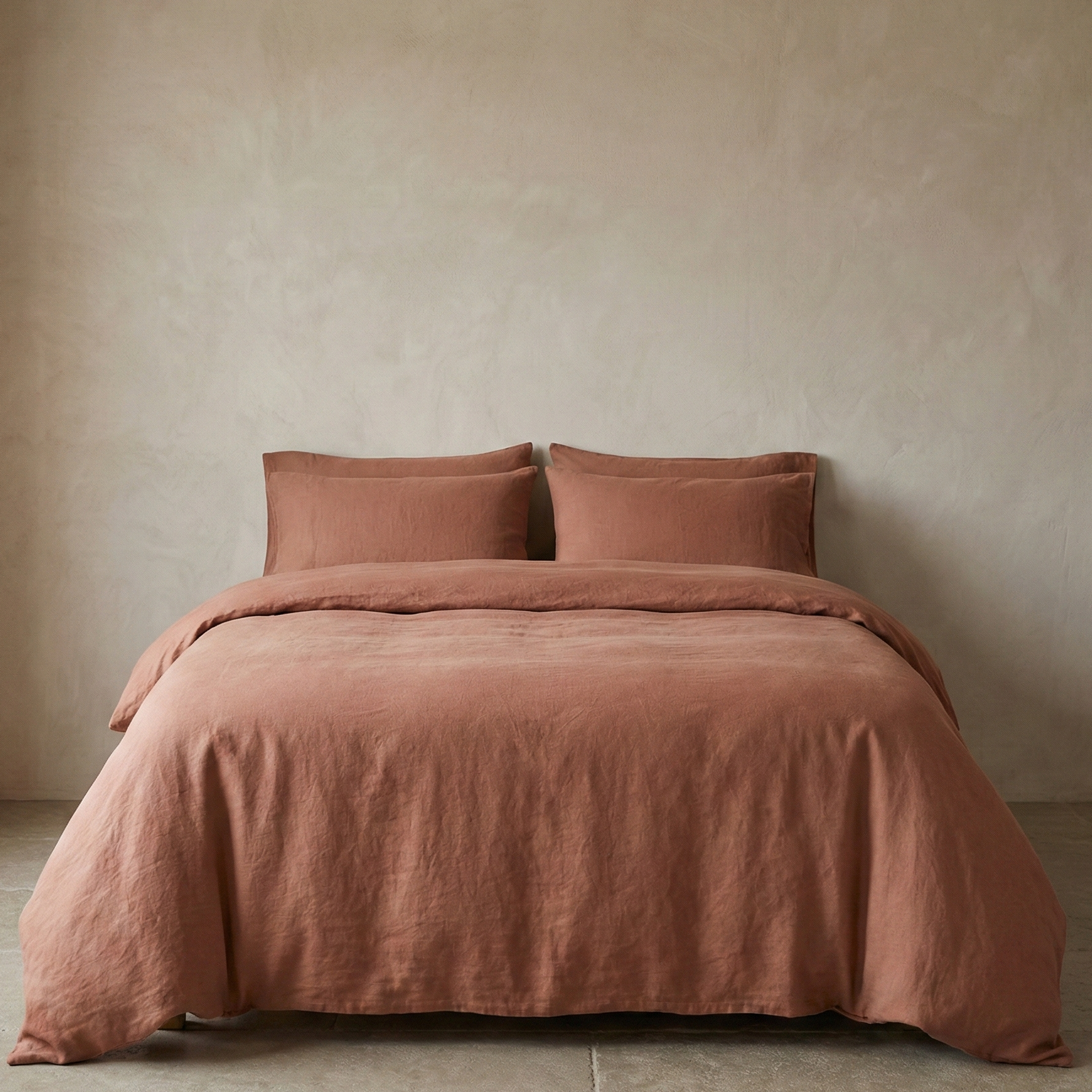 Linen cotton duvet cover set breathable bedding product image 12