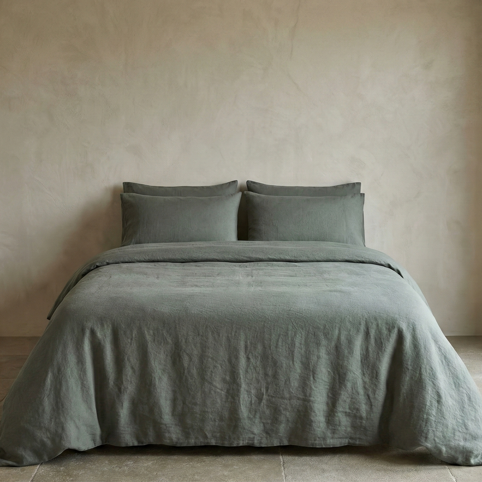 Linen cotton duvet cover set breathable bedding product image 14