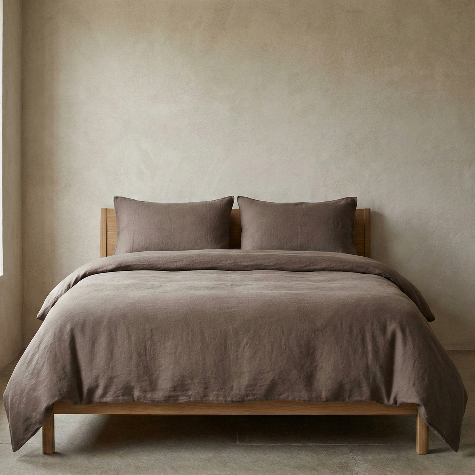 Linen cotton duvet cover set breathable bedding product image 9