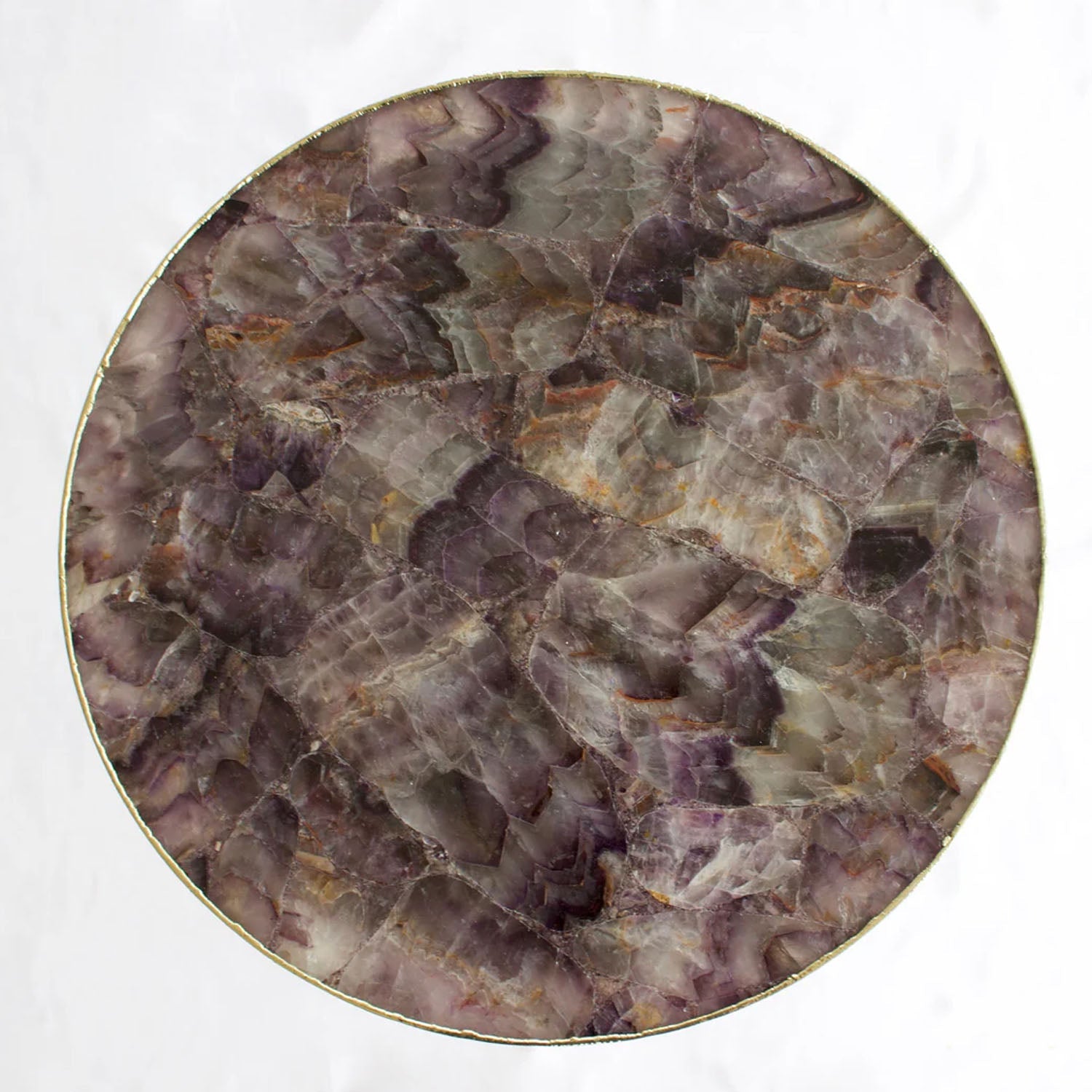 Amethyst agate round coffee and side table product image 5