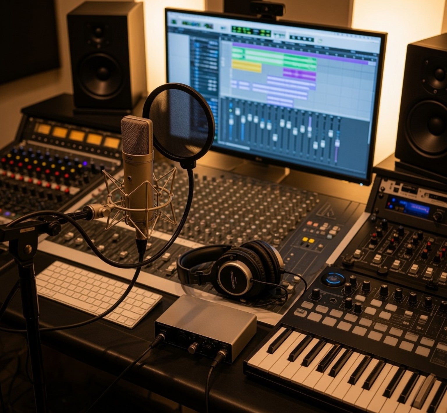 Professional music recording studio in Johannesburg