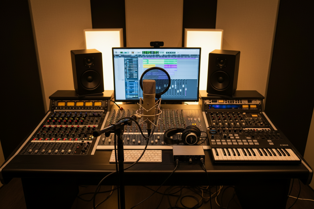 myDMs artist recording studio angle