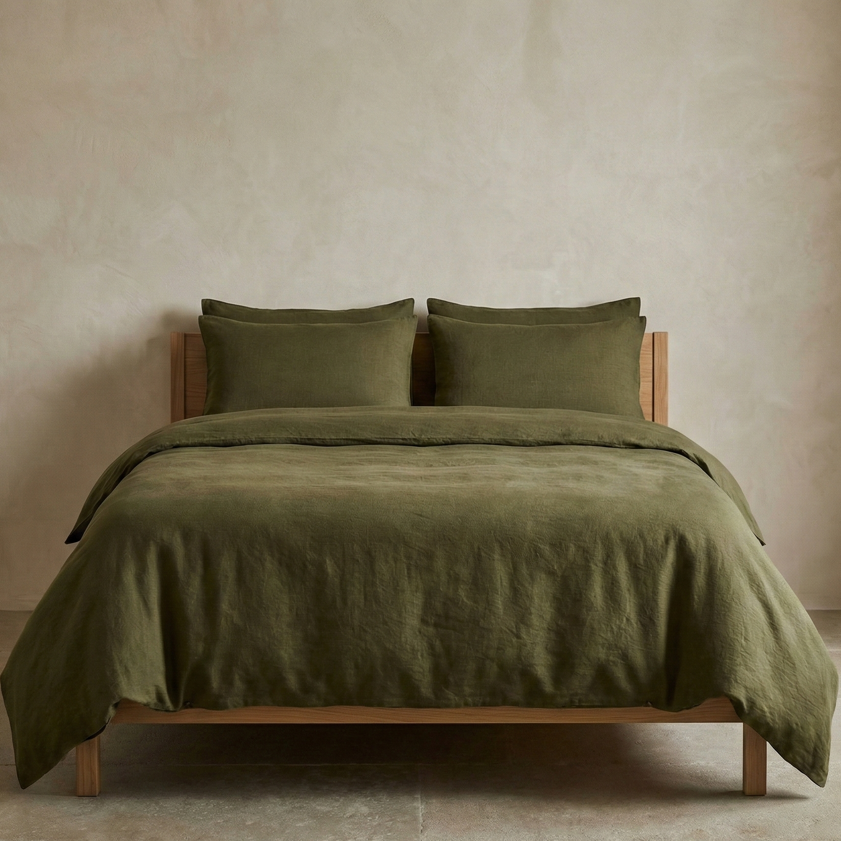Linen cotton duvet cover set breathable bedding product image 22