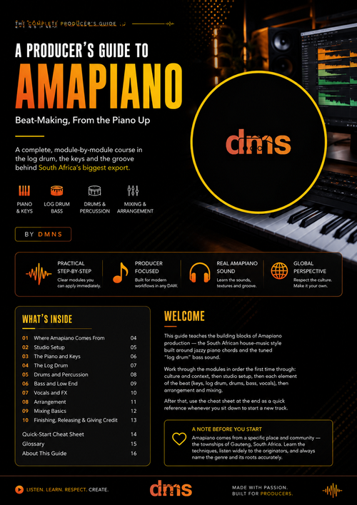 Amapiano Producer Guide Premium Edition inside pages