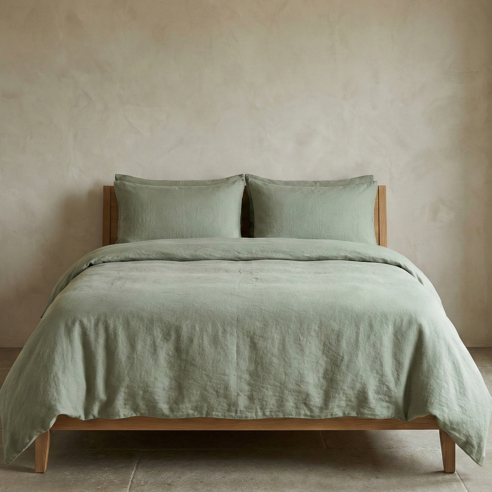 Linen cotton duvet cover set breathable bedding product image 13