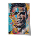 Cristiano Ronaldo street art football poster product image 3